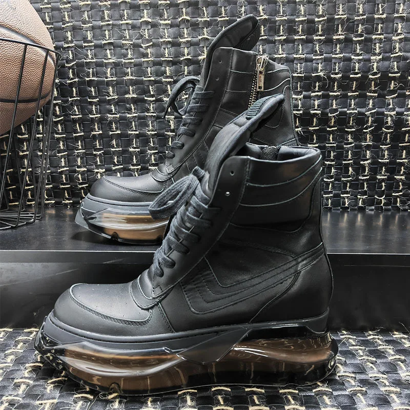 Fashion Men'S Boots - Sepatu Boots Kulit Asli Pria Wanita