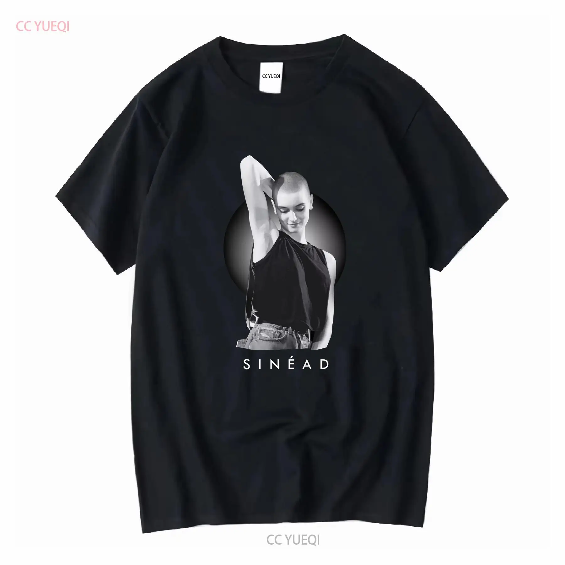 Poster Men Fashion - Kaus Poster Sinead O Connor Hitam