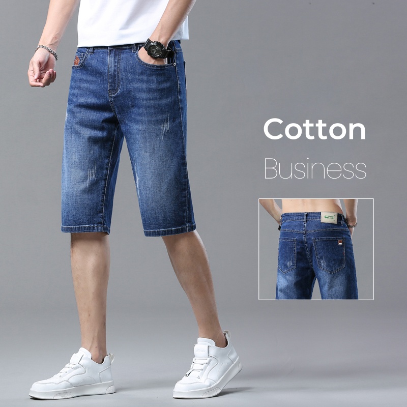 Men'S Fashion Jeans - Celana Pendek Pria Celana Pendek Denim