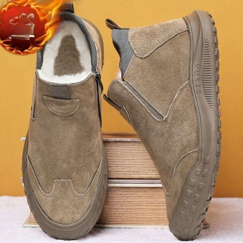 Men'S Fashion Loafers Shoes - Sepatu Pria Musim Dingin Sepatu Katun
