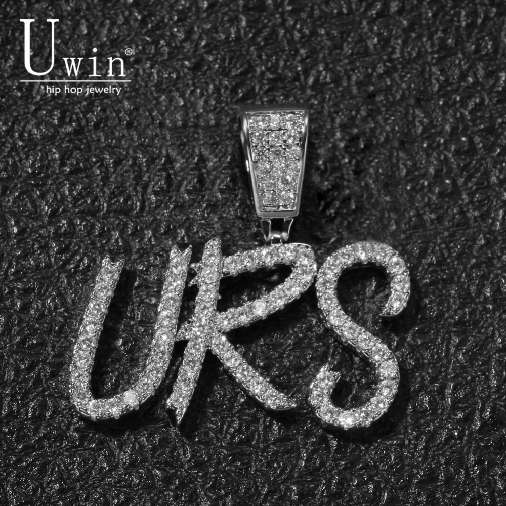 Mens Fashion Combination - UWIN Kalung Font Sikat Nama Liontin