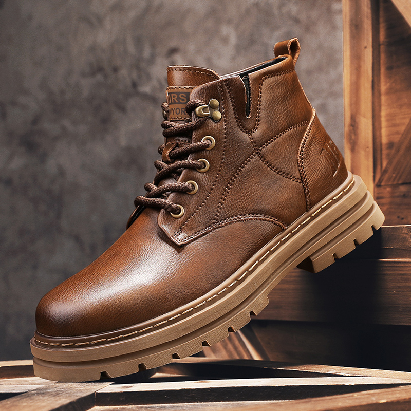 Men'S Fashion Hiking Boots - Sepatu Bot Pendek Gaya Pasangan untuk