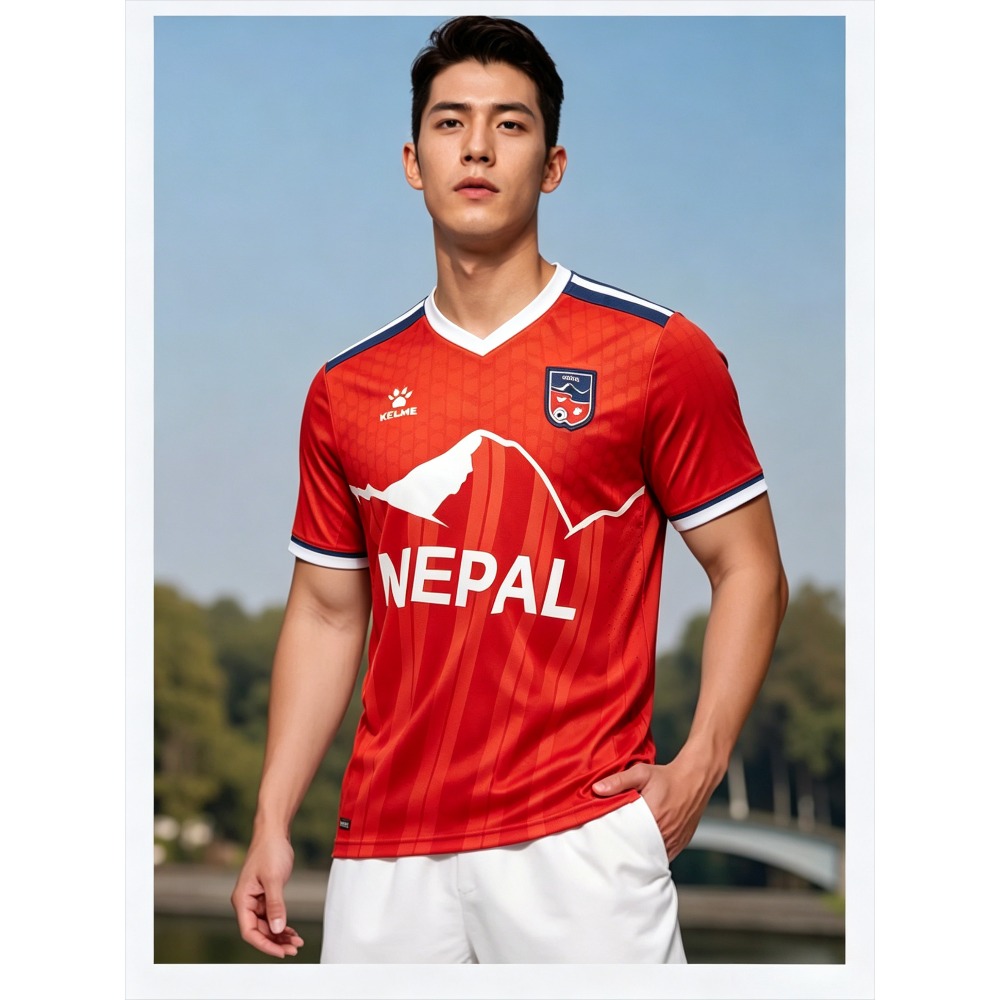 Mens Fashion Combination - KELME 2026 Kaos Pria Musim Panas: