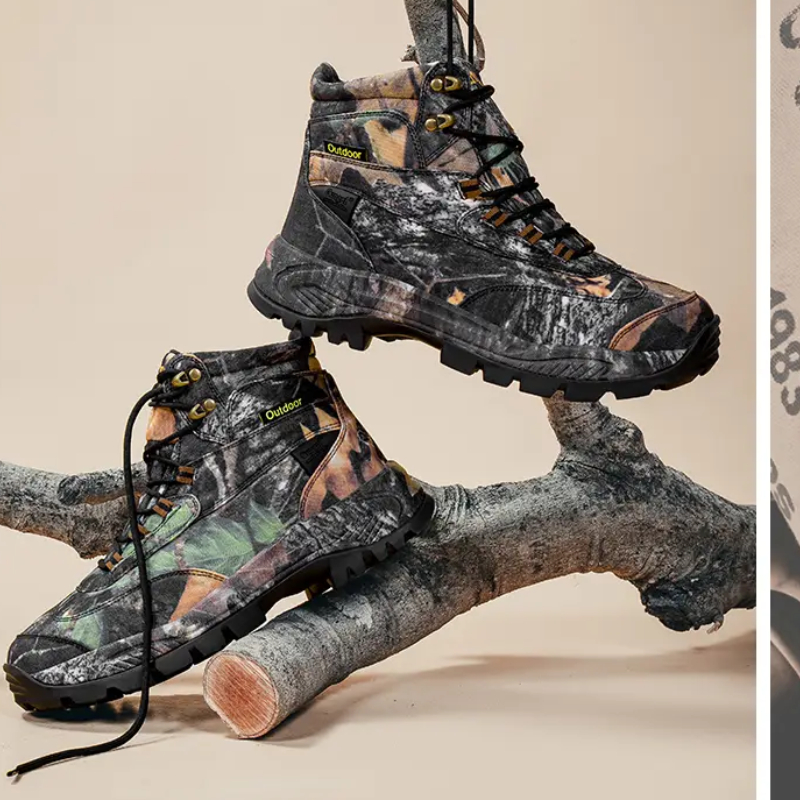 Men'S Fashion Hiking Boots - Sepatu Bot Berburu Kamuflase High Top