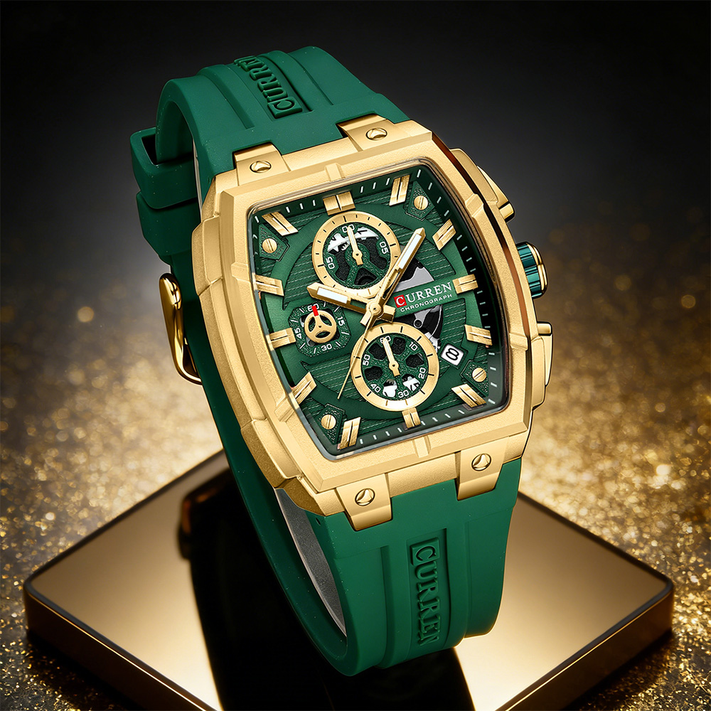 Fashion Mens Watches - Jam Tangan Mewah Vintage CURREN untuk