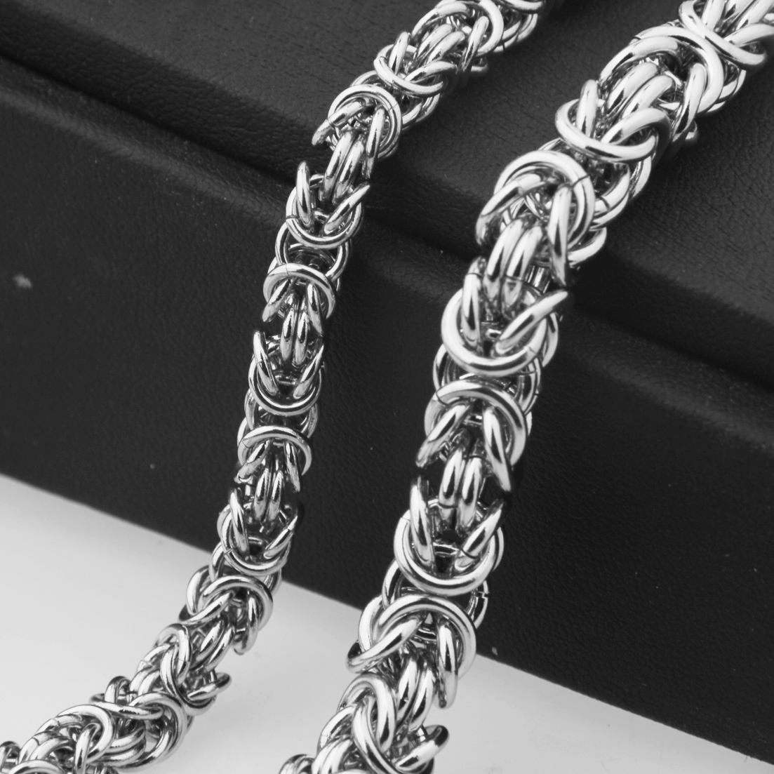 Men'S Fashion Xmas Party - Pria Perhiasan Trendi Stainless Steel Byzantine