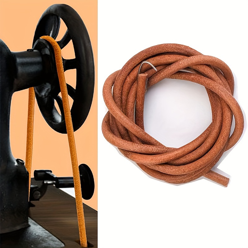 Leather Belt Braided - Sabuk mesin jahit pedal kulit sapi