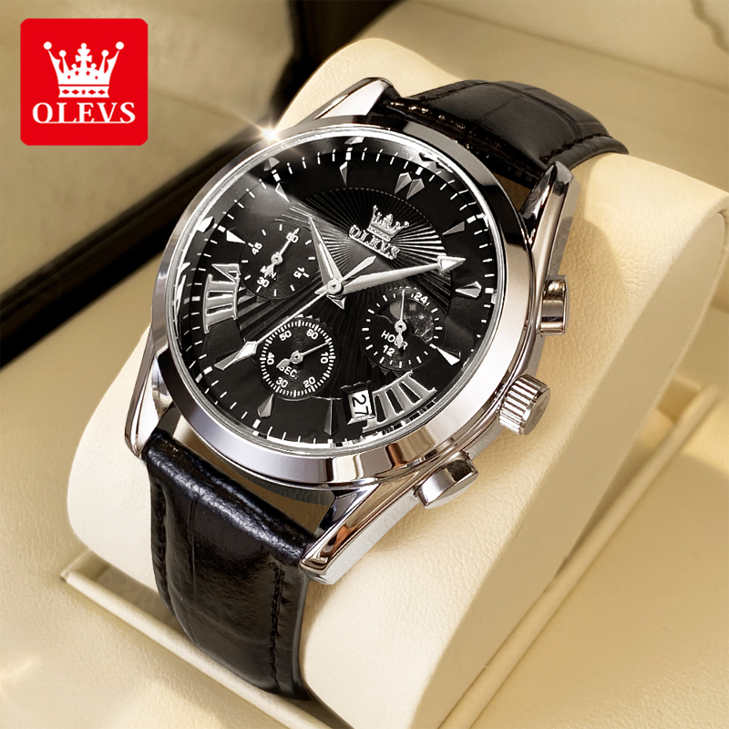 Fashion Mens Watches - OLEVS jam tangan pria modis kasual