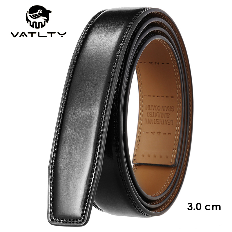 Leather Belt Braided - VATLTY Baru 3.0cm Sabuk Kulit Asli
