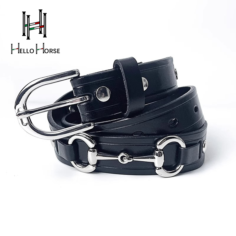 Leather Belt Braided - Sabuk Olahraga Berkuda Hello Horse Sabuk