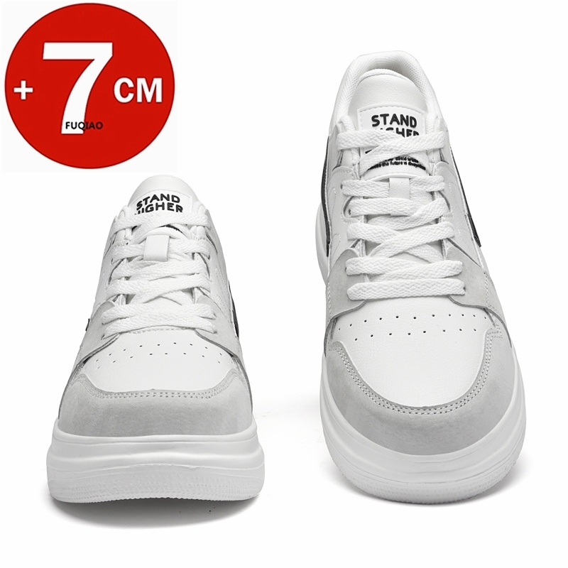 Men'S Fashion Plus - Sepatu Sneakers Pria Kulit Sapi Penambah