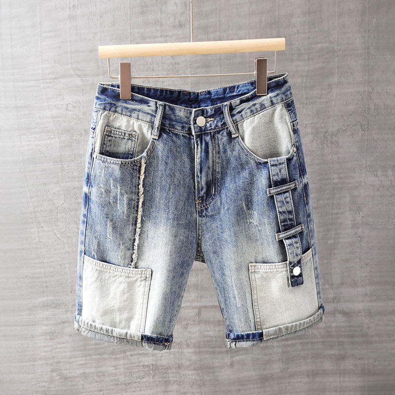 Men'S Fashion Jeans - Celana Jeans Pendek Pria dengan Saku