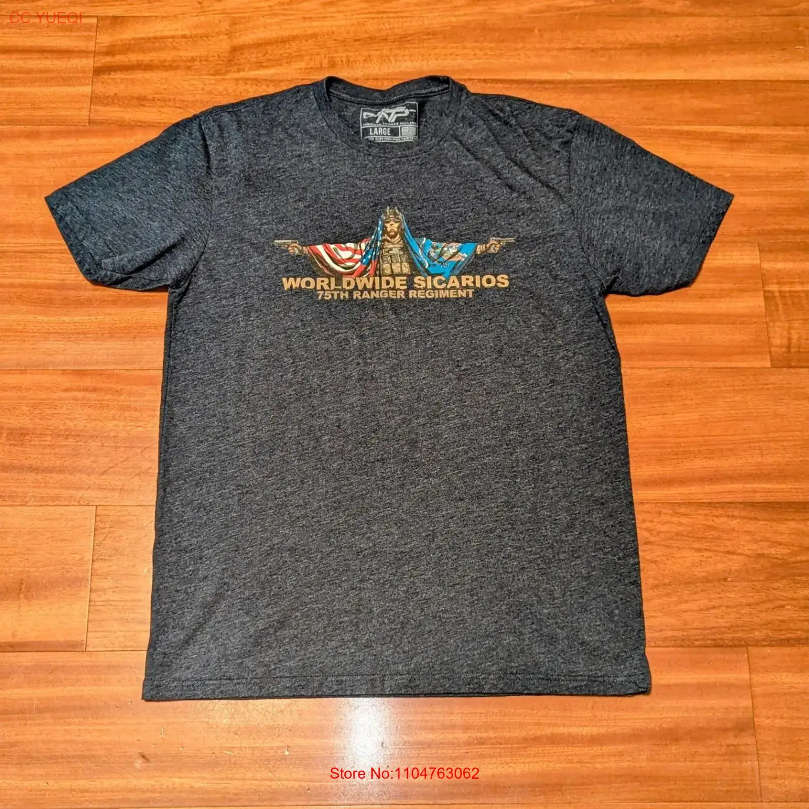 Military Shirt Men - American Trigger Pullers sz L T