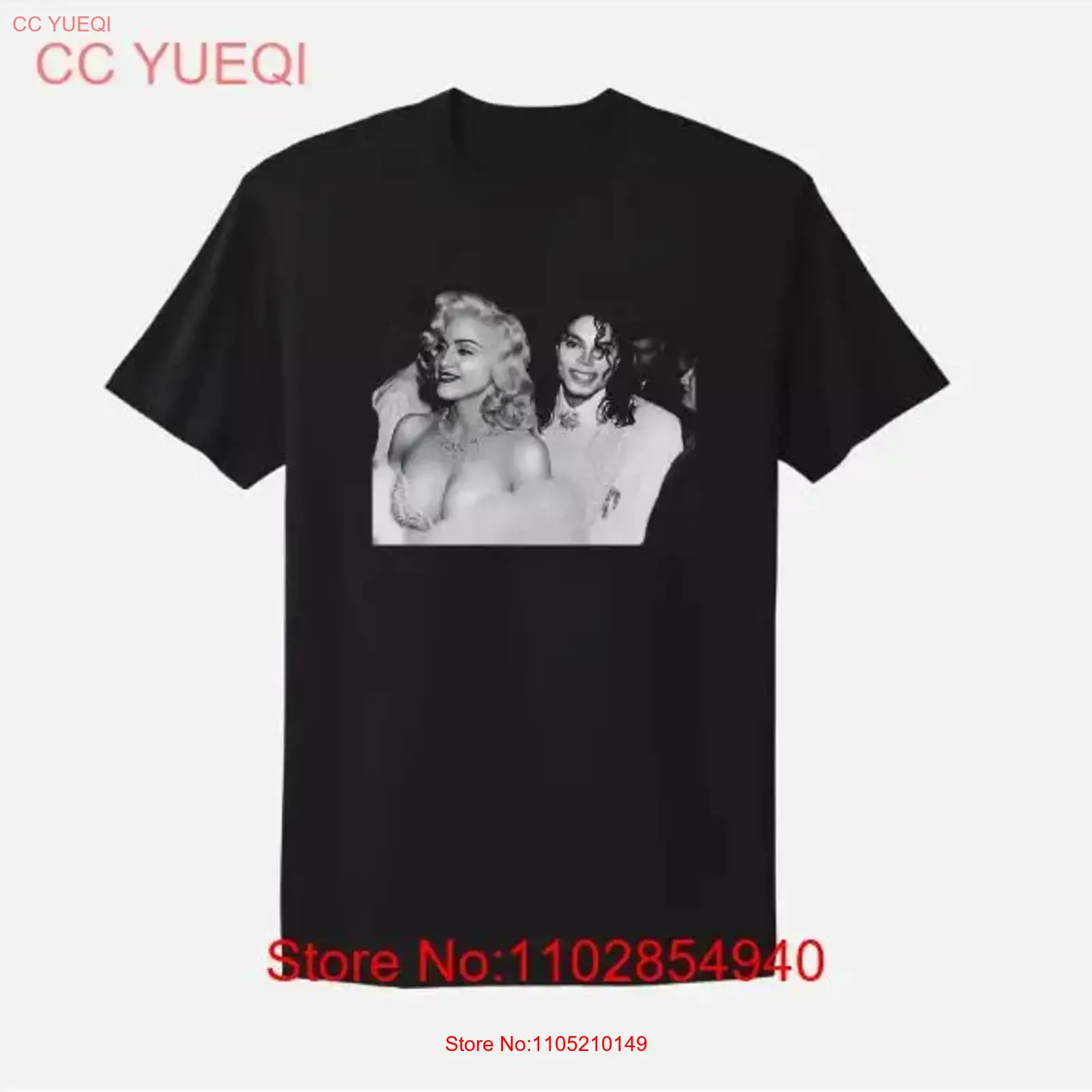 Poster Men Fashion - Kaos Madonna dan Michael Jackson Poster