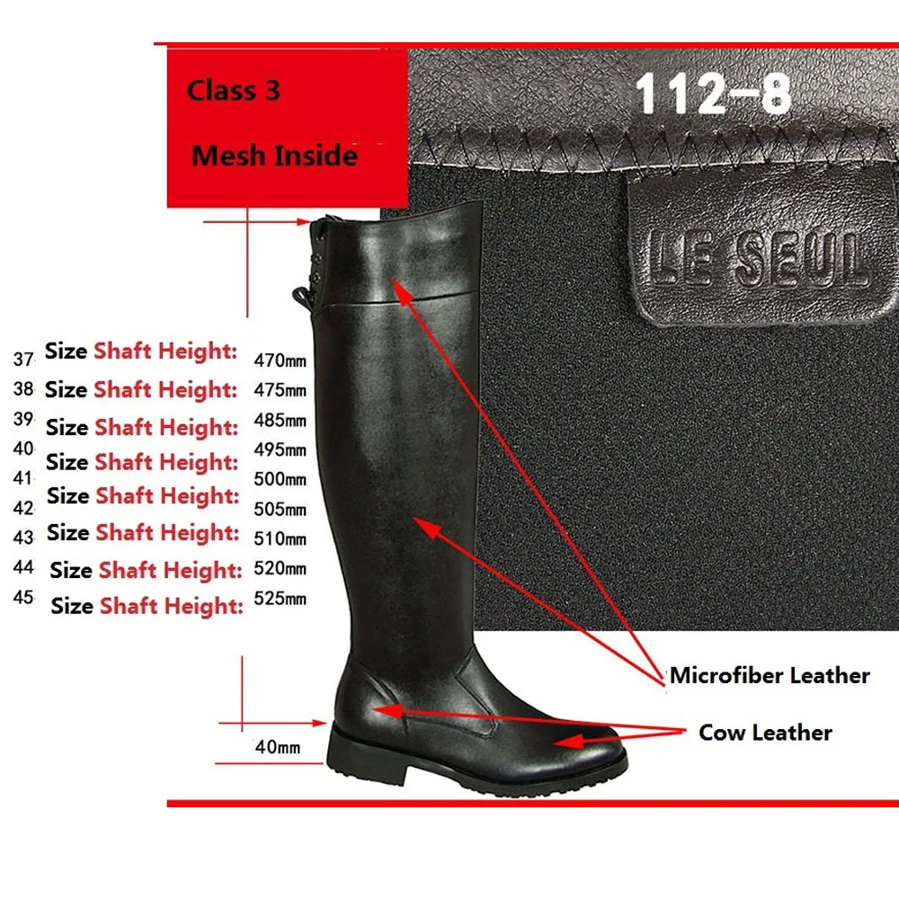 Fashion Men'S Boots - Sepatu Bot Berkuda Penjaga Kehormatan Kulit
