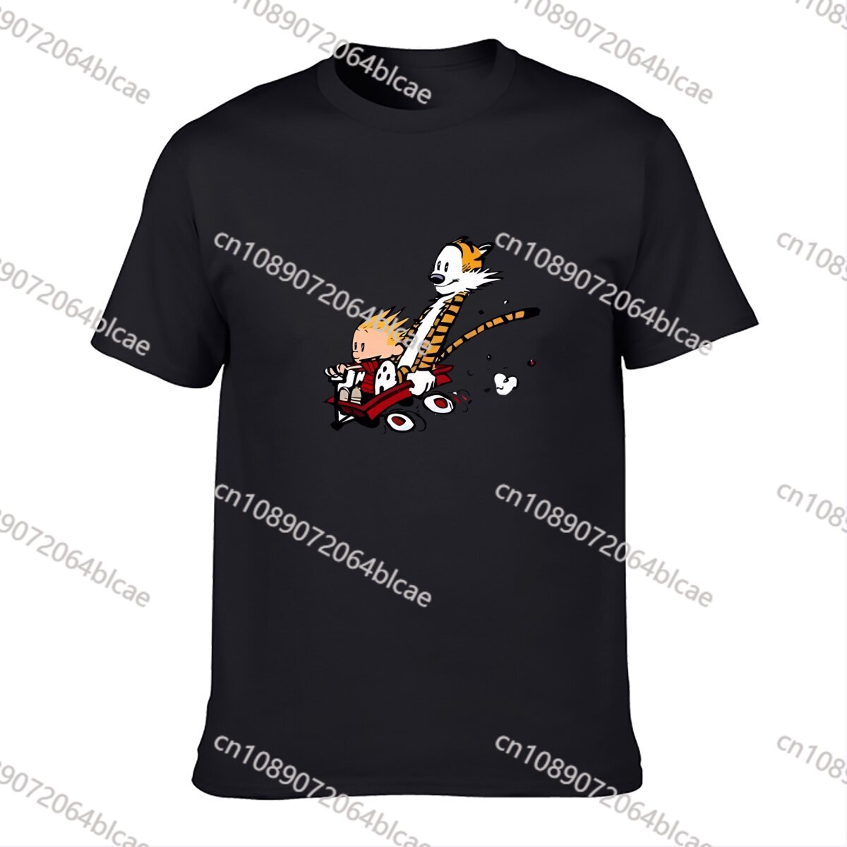 Mens Fashion Combination - C-calvin dan h-hobbes kaus pasangan wanita