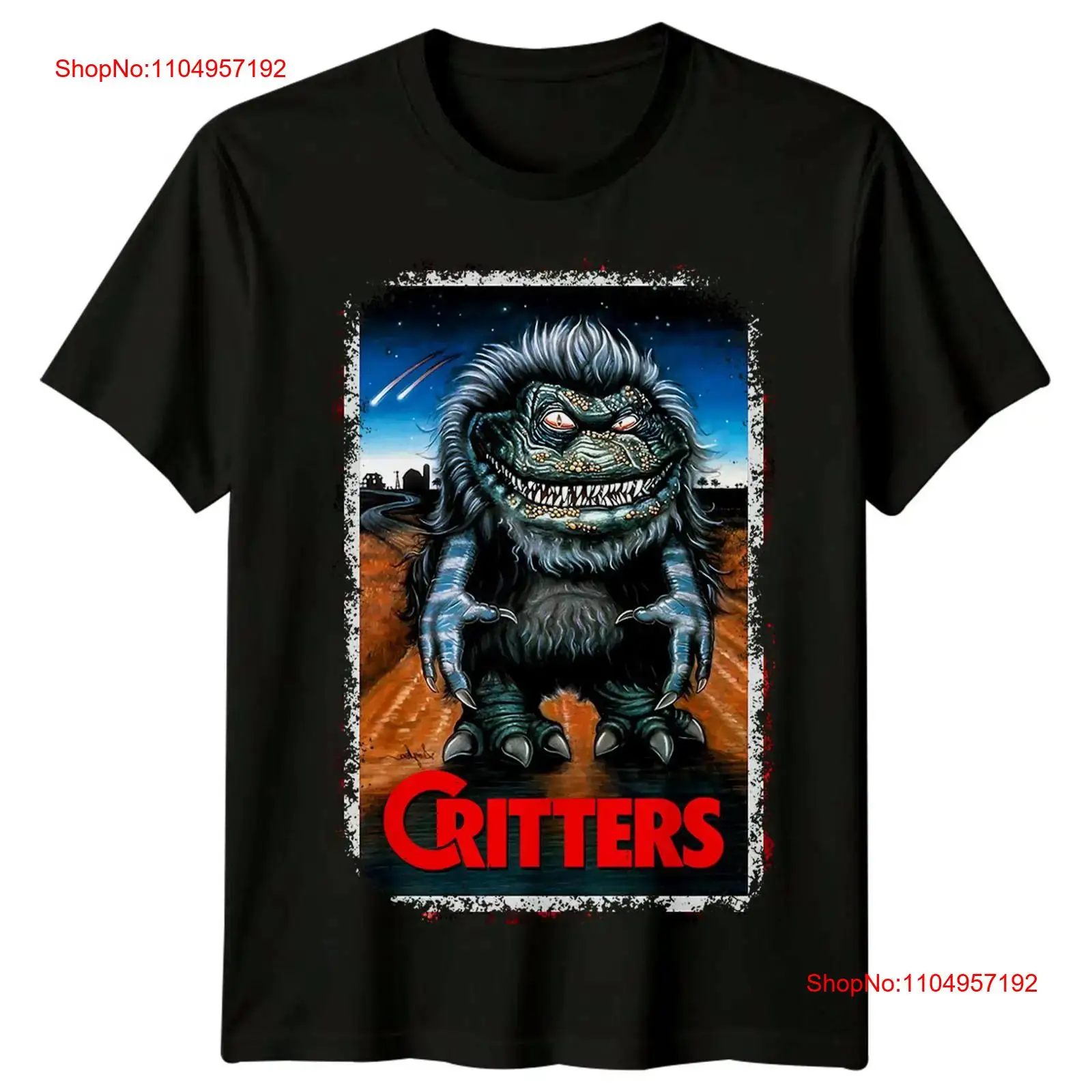 Poster Men Fashion - Kaus Terinspirasi Poster Film Critters 1986