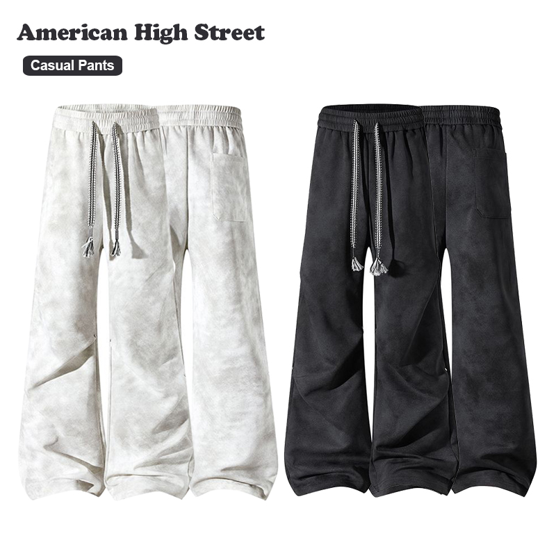Mens Fashion Young - Celana Kasual Model Lurus Ala Amerika,