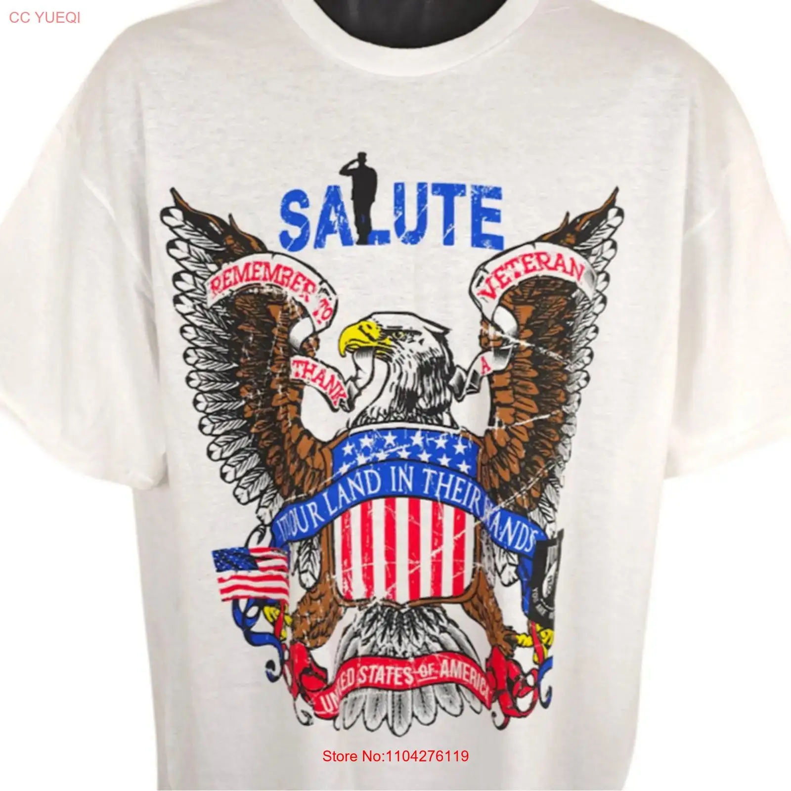 Military Shirt Men - Kaos Veteran Militer Pria Ukuran XL