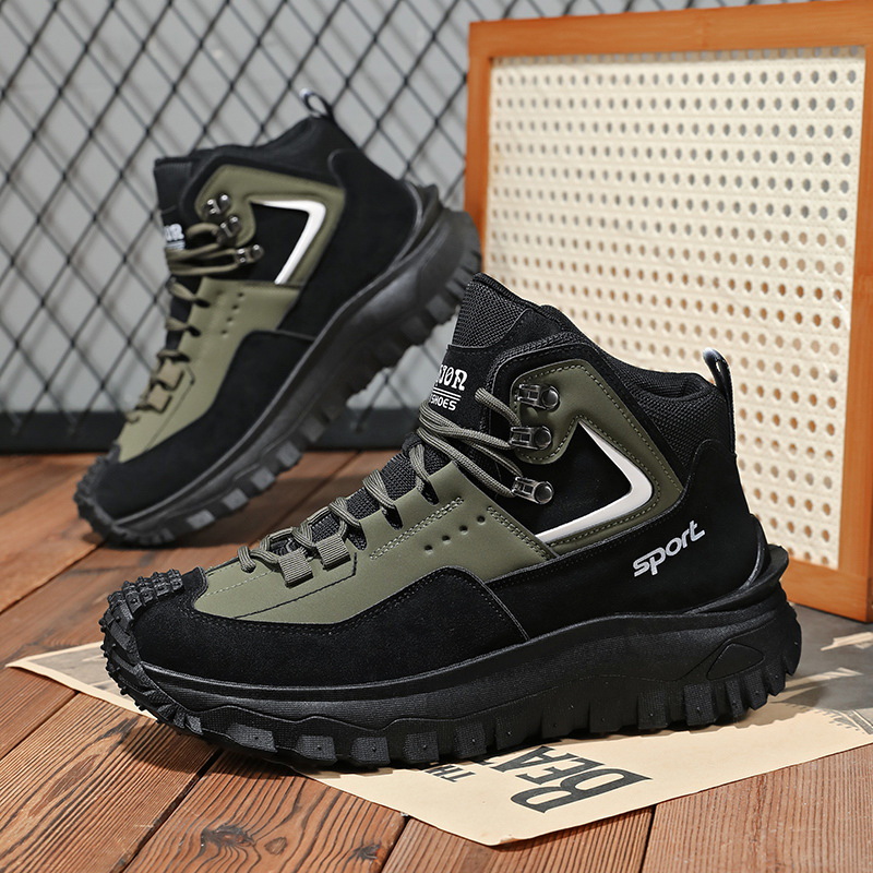 Sepatu Hiking Pria Lebar Anti  - Men'S Fashion Hiking Boots ulasan dan harga
