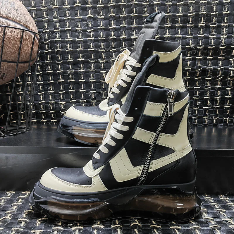 Sepatu Boots Kulit Asli Pria W - Fashion Men'S Boots ulasan dan harga