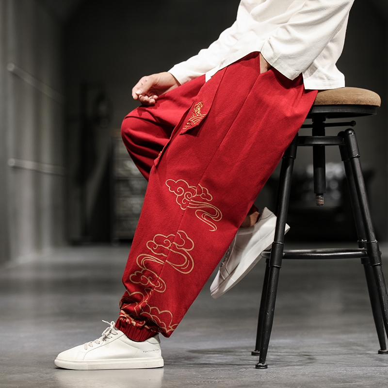 Cina Gaya Retro Menguntungkan  - Chino Pants Men ulasan dan harga