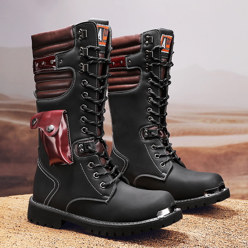 Sepatu bot motor pria model hi - Fashion Men'S Boots ulasan dan harga