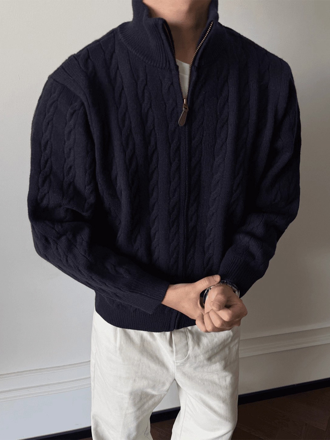Pullover Kerah Bulu Anime Pria - Mens Fashion Style Images ulasan dan harga