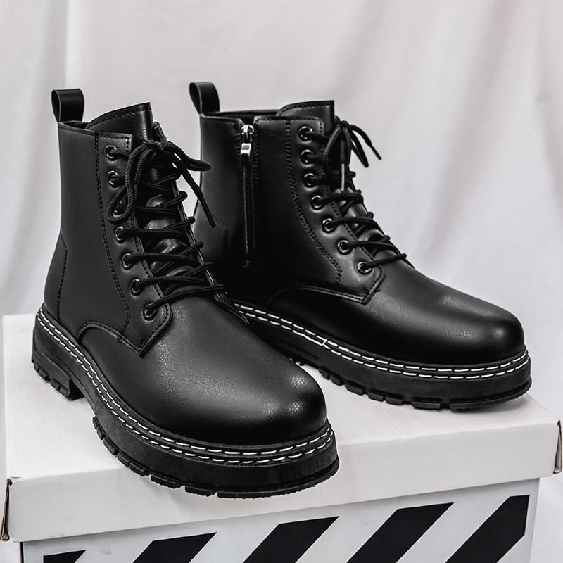 Sepatu Bot Motor Kulit Paten H - Fashion Men'S Boots ulasan dan harga