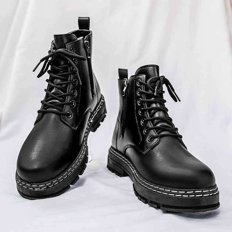 Sepatu Bot Motor Kulit Paten H - Fashion Men'S Boots ulasan dan harga