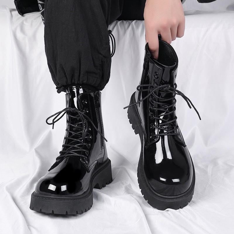 Sepatu Bot Tinggi Pria Sepatu  - Fashion Men'S Boots ulasan dan harga