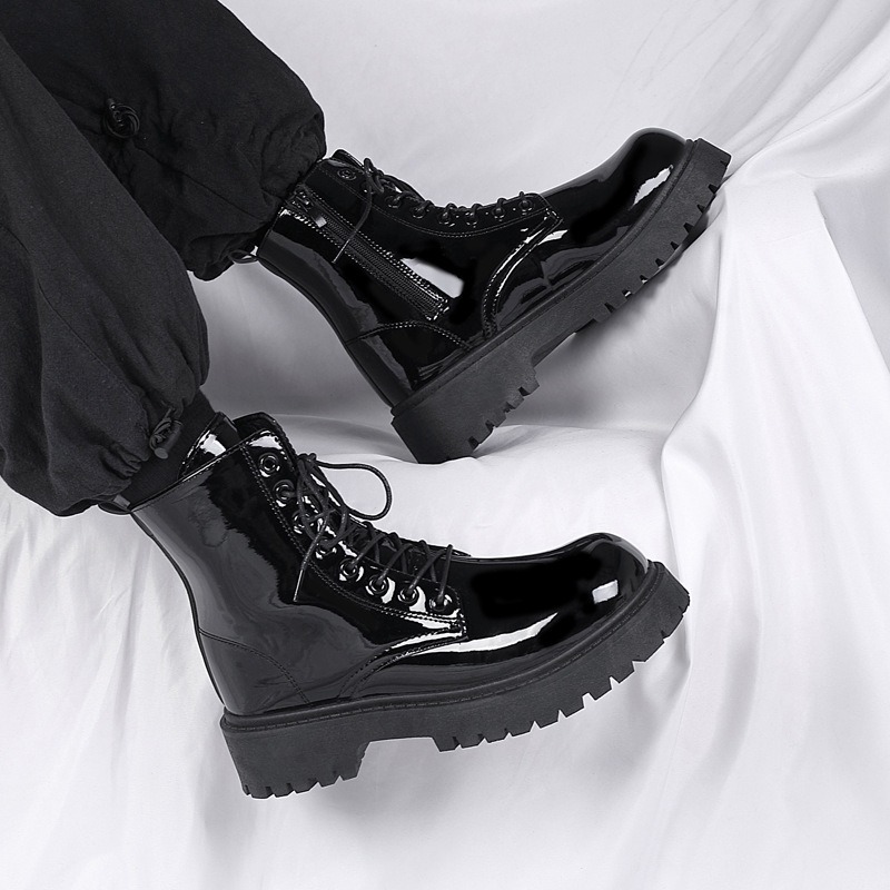 Sepatu Bot Tinggi Pria Sepatu  - Fashion Men'S Boots ulasan dan harga