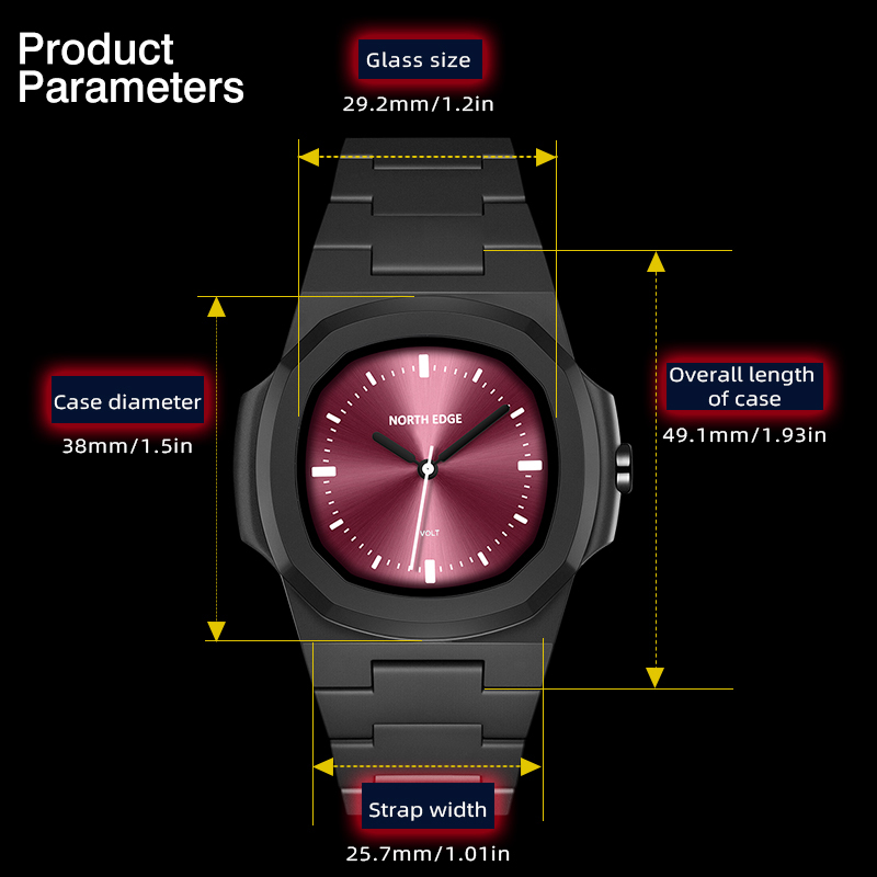 NORTH EDGE Jam Tangan untuk Pr - Fashion Mens Watches ulasan dan harga