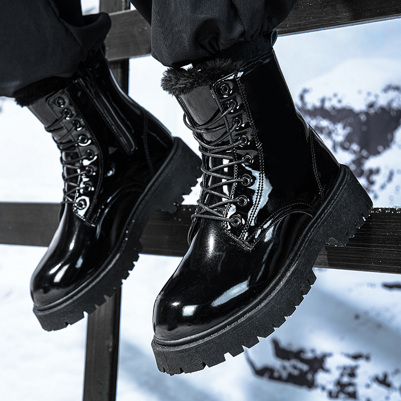 Sepatu bot tinggi pria berbaha - Men'S Fashion Plus ulasan dan harga