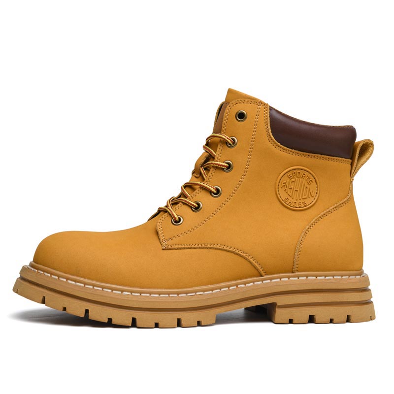 Sepatu Bot Kulit Hitam Musim D - Fashion Men'S Boots ulasan dan harga