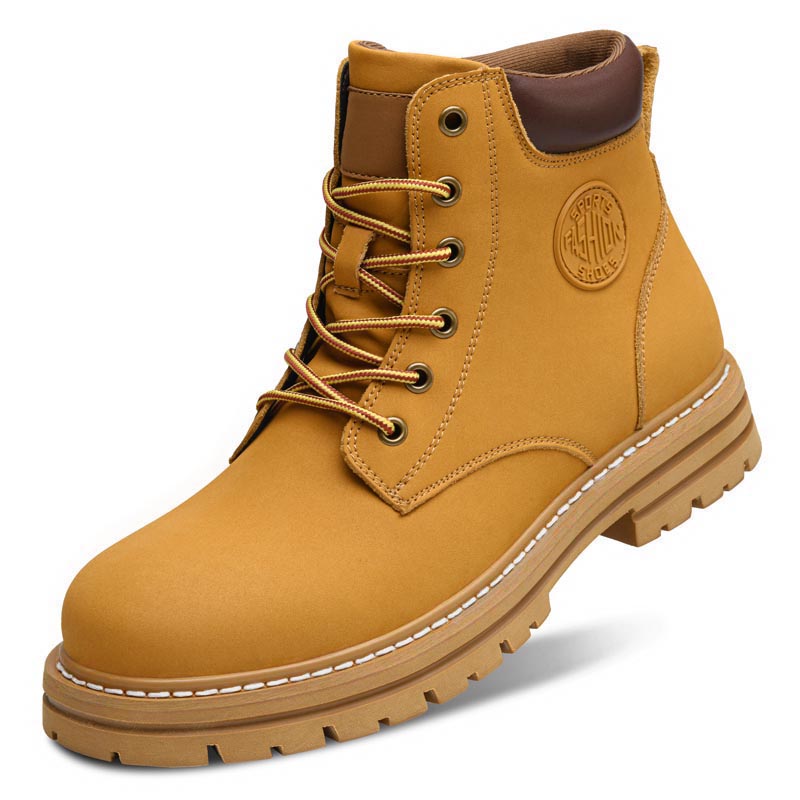 Sepatu Bot Kulit Hitam Musim D - Fashion Men'S Boots ulasan dan harga