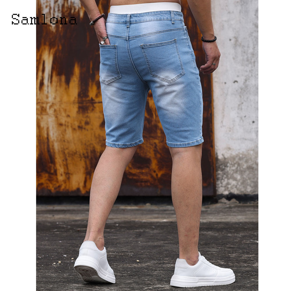 Celana pendek Denim perca untu - Men'S Fashion Jeans ulasan dan harga