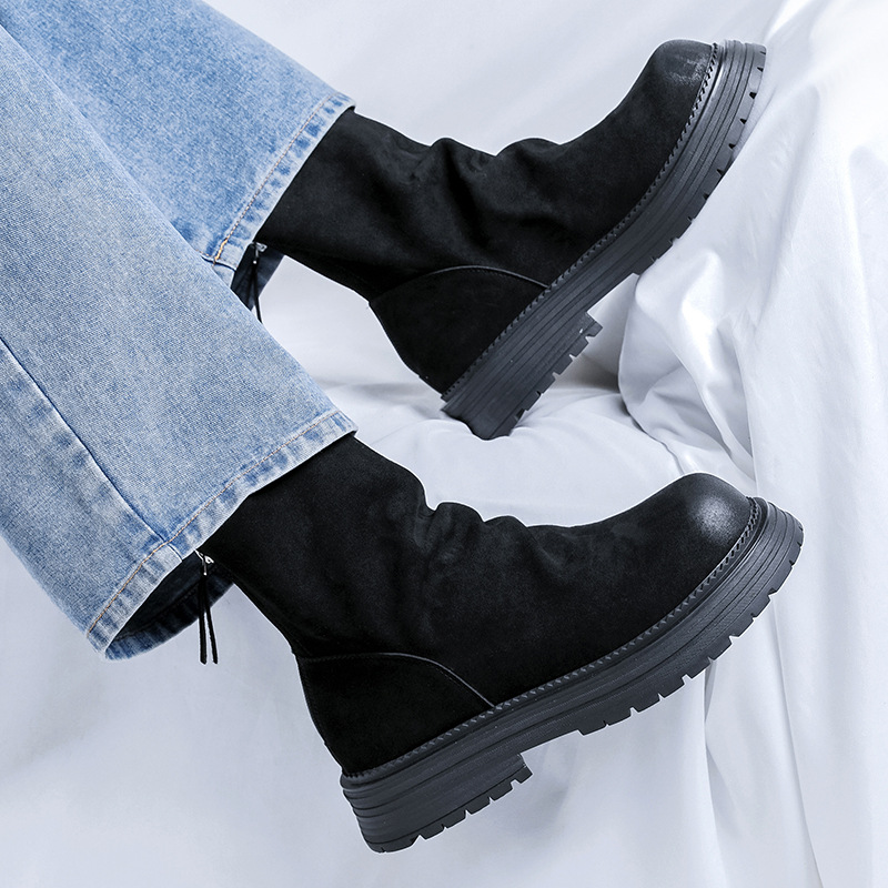 Sepatu Bot Platform Tinggi Pun - Fashion Men'S Boots ulasan dan harga