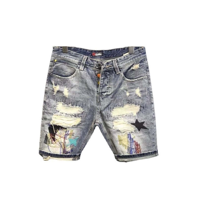Celana jins pendek Denim pria, - Men'S Fashion Jeans ulasan dan harga