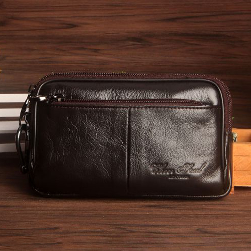 Tas pinggang genggam pria, dom - Leather Belt Braided ulasan dan harga