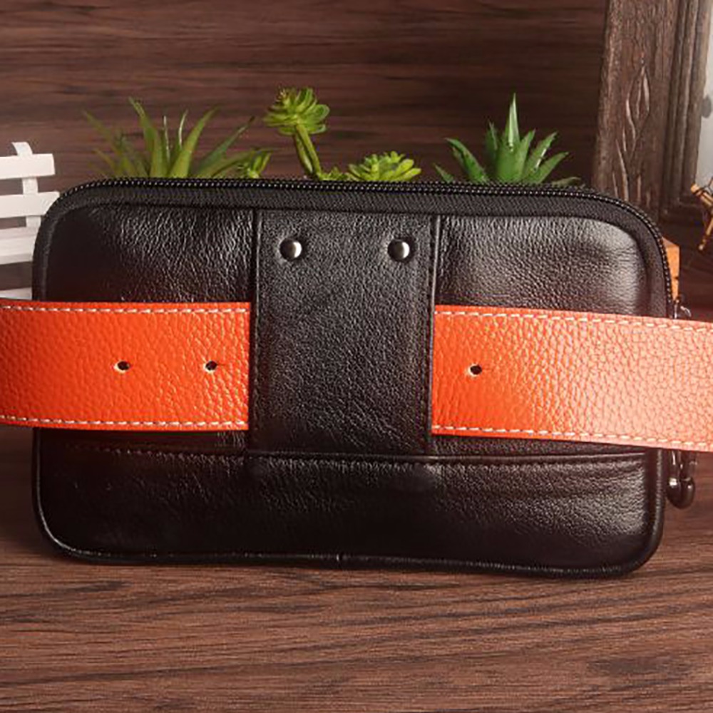 Tas pinggang genggam pria, dom - Leather Belt Braided ulasan dan harga