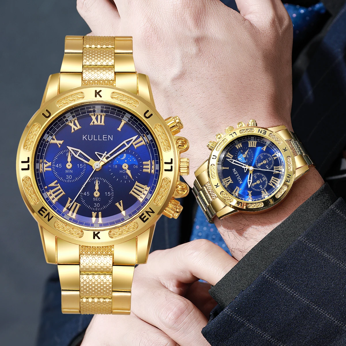 1 Buah Jam Tangan Misteri Keju - Fashion Mens Watches ulasan dan harga