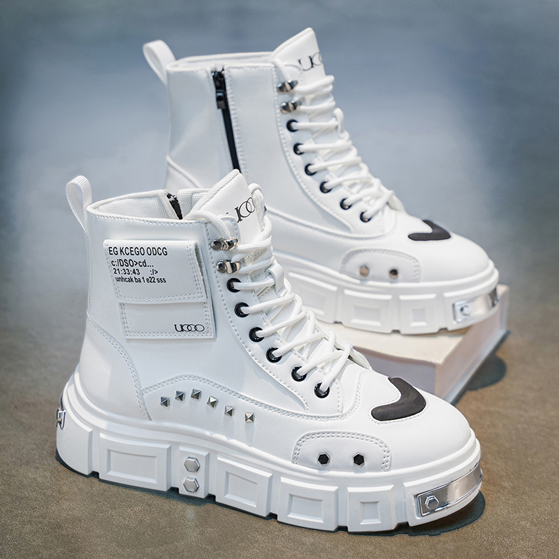 Sepatu Boots Pria High-Top yan - Fashion Men'S Boots ulasan dan harga