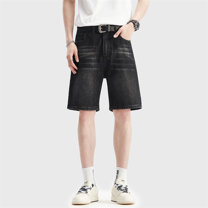 Celana Pendek Denim Hitam Tipi - Men'S Fashion Jeans ulasan dan harga