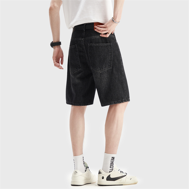 Celana Pendek Denim Hitam Tipi - Men'S Fashion Jeans ulasan dan harga