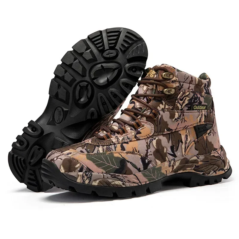 Sepatu Bot Berburu Kamuflase H - Men'S Fashion Hiking Boots ulasan dan harga