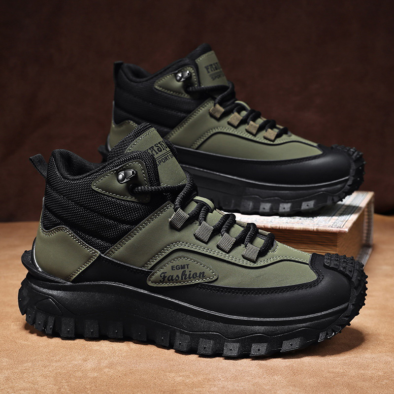 Sepatu Hiking Pria Hitam Putih - Men'S Fashion Hiking Boots ulasan dan harga