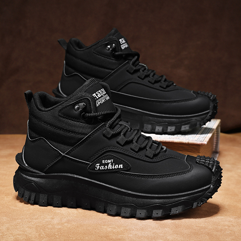 Sepatu Hiking Pria Hitam Putih - Men'S Fashion Hiking Boots ulasan dan harga