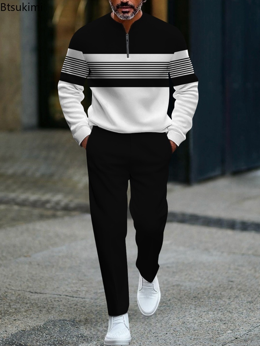 Setelan Pullover Pria Lengan P - Men'S Fashion Plus ulasan dan harga