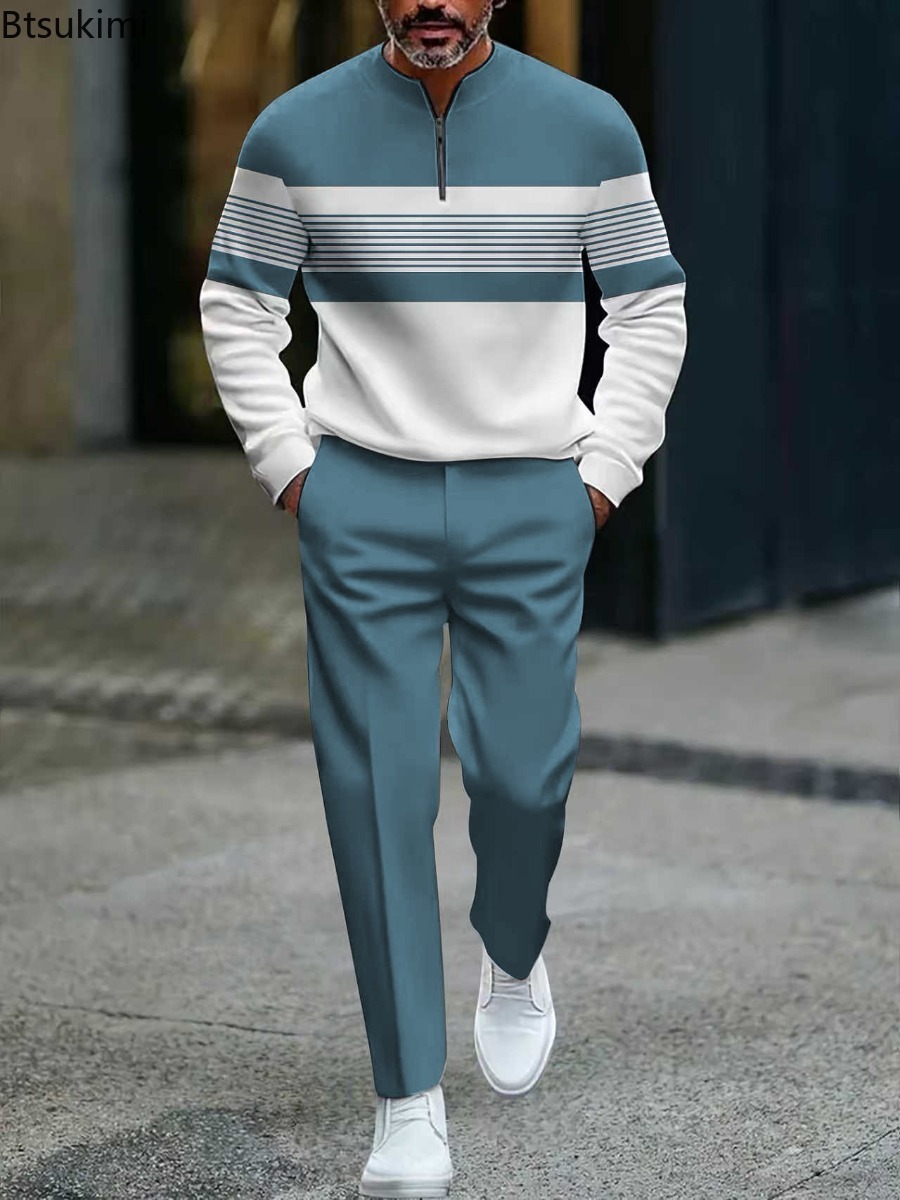 Setelan Pullover Pria Lengan P - Men'S Fashion Plus ulasan dan harga